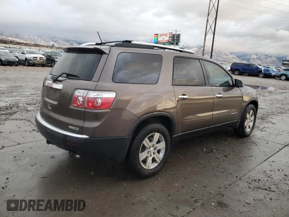 2008 GMC Acadia SLE1 with VIN 1GKEV13788J174866, listed as a Copart auction lot 86657394 with Not Provided miles and Salvage Title. Bid and sale history available at DreamBid. Image 3.