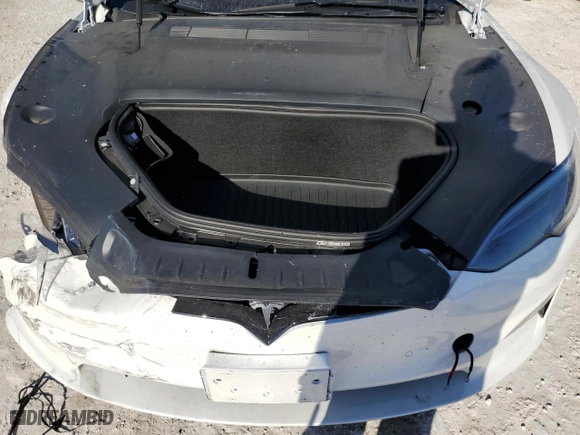 2023 Tesla Model S with VIN 5YJSA1E5XPF498316, listed as a Copart auction lot 48745755 with 0 mi miles and Salvage Title. Bid and sale history available at carsss.com. Image 14.