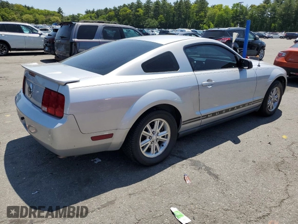 2007 Ford Mustang Deluxe with VIN 1ZVFT80N075279410, listed as a Copart auction lot 56470585 with 171,150 mi miles and Salvage title. Bid and sale history available at DreamBid. Image 3.