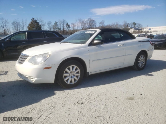 2010 Chrysler Sebring LX with VIN 1C3BC4EB9AN172103, listed as a Copart auction lot 46845725 with 169,721 mi miles and Salvage Title. Bid and sale history available at carsss.com. Image 1.