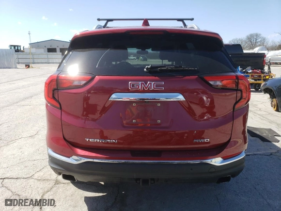 2018 GMC Terrain SLT with VIN 3GKALVEX0JL367603, listed as a Copart auction lot 47582205 with 123,875 mi miles and Salvage Title. Bid and sale history available at carsss.com. Image 6.