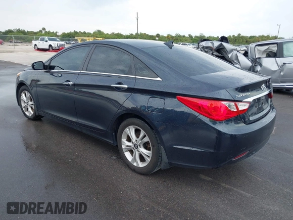 2013 Hyundai Sonata Limited with VIN 5NPEC4AC0DH559876, listed as a IAAI auction lot 39418550 with 83,353 mi miles and . Bid and sale history available at DreamBid. Image 3.