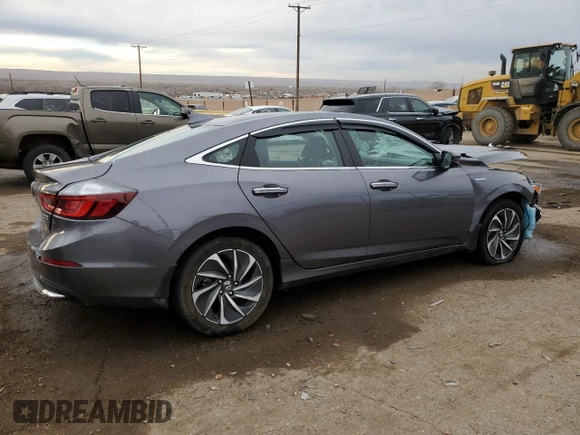 2020 Honda Insight Touring with VIN 19XZE4F96LE011148, listed as a Copart auction lot 83829734 with 64,488 mi miles and Salvage Title. Bid and sale history available at carsss.com. Image 3.