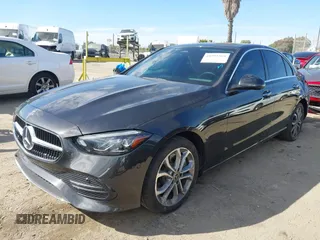 2023 Mercedes-Benz C 300 with VIN W1KAF4GB0PR115775, listed as a IAAI auction lot 41591564 with 22,332 mi miles and . Bid and sale history available at DreamBid. Image 2.