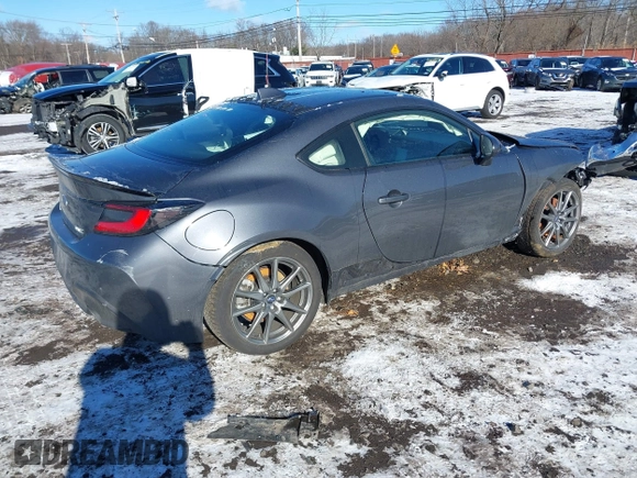2023 Subaru BRZ Premium with VIN JF1ZDBB16P9707287, listed as a IAAI auction lot 41259390 with 12,041 mi miles. Bid and sale history available at carsss.com. Image 4.