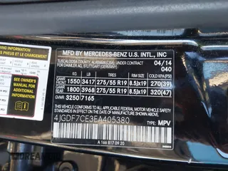 2014 Mercedes-Benz GL-Class GL 450 with VIN 4JGDF7CE3EA405380, listed as a IAAI auction lot 41383386 with 112,024 mi miles. Bid and sale history available at carsss.com. Image 9.