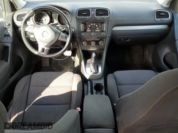 2014 Volkswagen Golf TDI w/Sunroof & Nav with VIN WVWDM7AJ6EW002233, listed as a Copart auction lot 43120925 with 120,140 mi miles and Clean title. Bid and sale history available at DreamBid. Image 8.