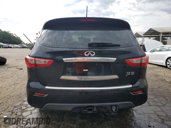 2013 Infiniti JX35 with VIN 5N1AL0MMXDC306745, listed as a Copart auction lot 74531614 with 132,460 mi miles and Salvage Title. Bid and sale history available at carsss.com. Image 6.