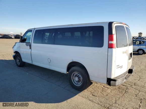 2012 Chevrolet Express Passenger 1LT with VIN 1GAZG1FA6C1128811, listed as a Copart auction lot 89376155 with 165,888 mi miles and Salvage Title. Bid and sale history available at carsss.com. Image 2.