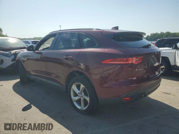 2017 Jaguar F-Pace 35t Premium with VIN SADCJ2BV2HA882572, listed as a Copart auction lot 62032955 with 84,599 mi miles and Clean title. Bid and sale history available at DreamBid. Image 2.