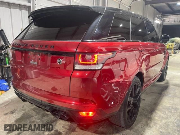 2016 Land Rover Range Rover Sport SVR с VIN SALWZ2EF7GA544520, выставлен на аукционе Copart как лот 47270365 с пробегом 46 984 миль миль и Чистый • Clean title. История ставок и продаж доступна на DreamBid. Изображение 4.