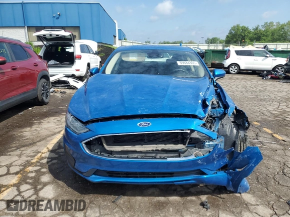 2020 Ford Fusion SE with VIN 3FA6P0HDXLR107953, listed as a Copart auction lot 59684305 with 55,043 mi miles and Non repairable. Bid and sale history available at DreamBid. Image 5.