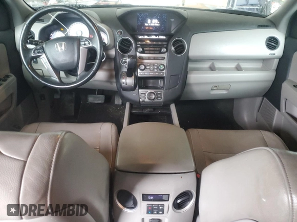 2012 Honda Pilot EX-L with VIN 5FNYF4H7XCB032647, listed as a Copart auction lot 52236105 with 136,733 mi miles and Salvage Title. Bid and sale history available at DreamBid. Image 8.