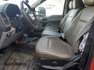 2021 Ford F-550 XL with VIN 1FDUF5HT5MDA10111, listed as a Copart auction lot 87877275 with 36,100 mi miles and Salvage Title. Bid and sale history available at carsss.com. Image 7.