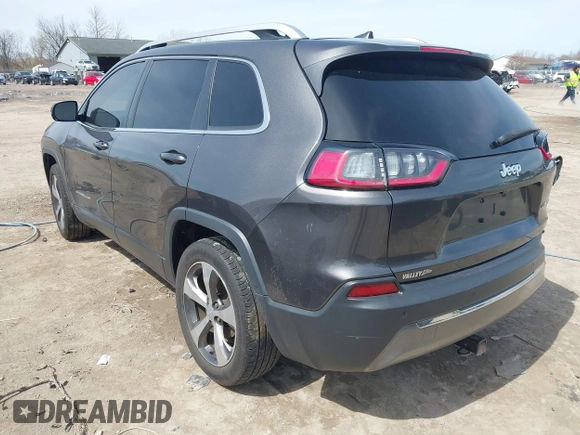 2020 Jeep Cherokee Limited with VIN 1C4PJLDB1LD521606, listed as a IAAI auction lot 41957045 with 51,223 mi miles. Bid and sale history available at carsss.com. Image 3.