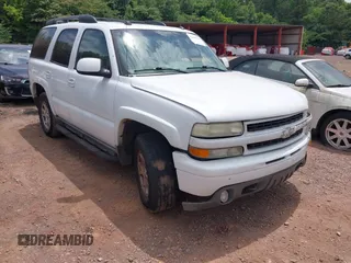 2005 Chevrolet Tahoe Z71 with VIN 1GNEC13T85R166544, listed as a IAAI auction lot 42445841 with 247,691 mi miles and . Bid and sale history available at DreamBid. Image 1.