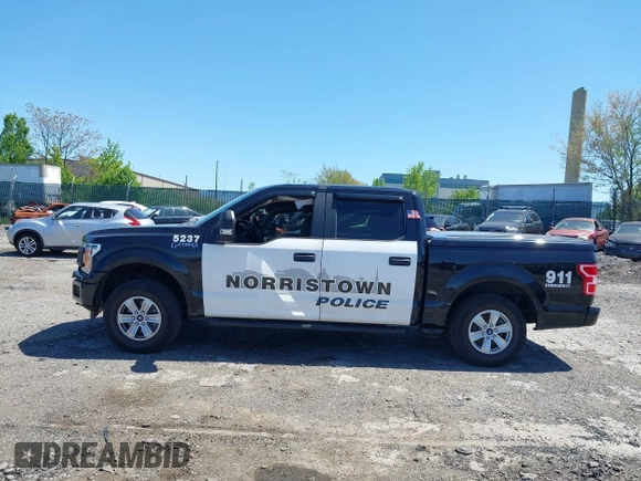 2018 Ford F-150 XL with VIN 1FTEW1E56JFC03505, listed as a IAAI auction lot 42076180 with 25,691 mi miles and . Bid and sale history available at carsss.com. Image 15.