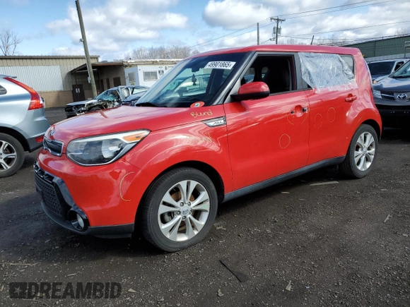 2016 Kia Soul + with VIN KNDJP3A50G7820253, listed as a Copart auction lot 49901865 with 94,576 mi miles and Salvage Title. Bid and sale history available at carsss.com. Image 1.