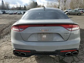 2022 Kia Stinger GT1 with VIN KNAE45LC5N6114624, listed as a Copart auction lot 44423865 with 67,193 mi miles and Salvage Title. Bid and sale history available at DreamBid. Image 6.