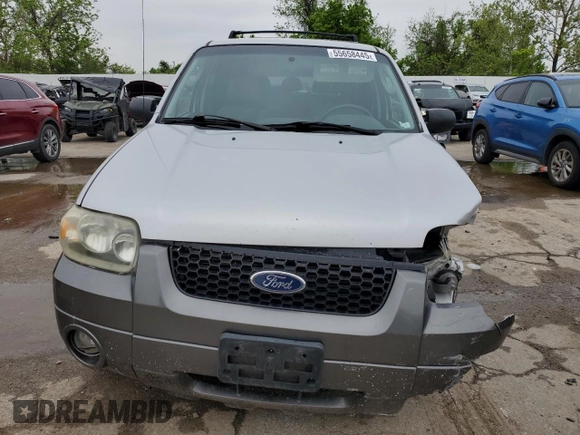 2006 Ford Escape XLT with VIN 1FMCU93156KA73772, listed as a Copart auction lot 55658445 with 217,335 mi miles and Salvage title. Bid and sale history available at DreamBid. Image 5.