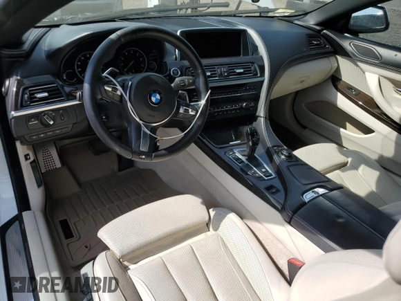 2014 BMW 6 Series 650i with VIN WBAYP9C56ED169396, listed as a Copart auction lot 71923624 with 44,678 mi miles and Clean Title. Bid and sale history available at DreamBid. Image 8.