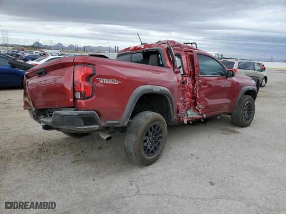 2024 Chevrolet Colorado 4WD Trail Boss with VIN 1GCPTEEK1R1203693, listed as a Copart auction lot 48158405 with 0 mi miles and Salvage Title. Bid and sale history available at carsss.com. Image 3.