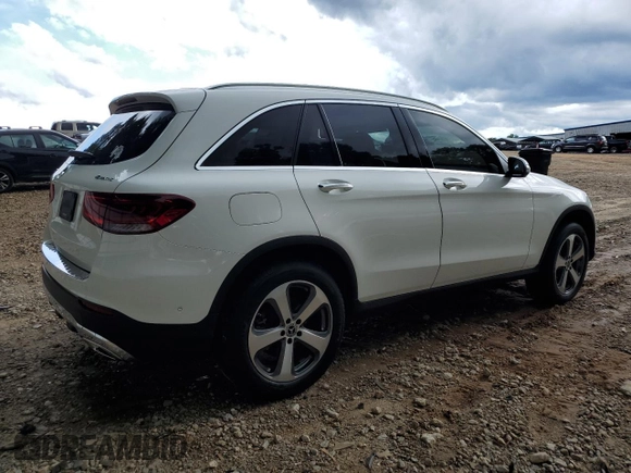 2020 Mercedes-Benz GLC 300 with VIN W1N0G8EB2LF842370, listed as a Copart auction lot 60129245 with 72,902 mi miles and Salvage title. Bid and sale history available at DreamBid. Image 3.