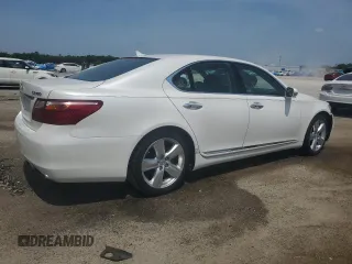 2010 Lexus LS 460 with VIN JTHBL5EF1A5094628, listed as a Copart auction lot 57393445 with 70,185 mi miles and Salvage title. Bid and sale history available at DreamBid. Image 3.
