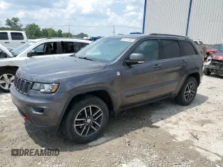 2017 Jeep Grand Cherokee Trailhawk with VIN 1C4RJFLG1HC821666, listed as a Copart auction lot 58711535 with 109,578 mi miles and Salvage title. Bid and sale history available at DreamBid. Image 1.