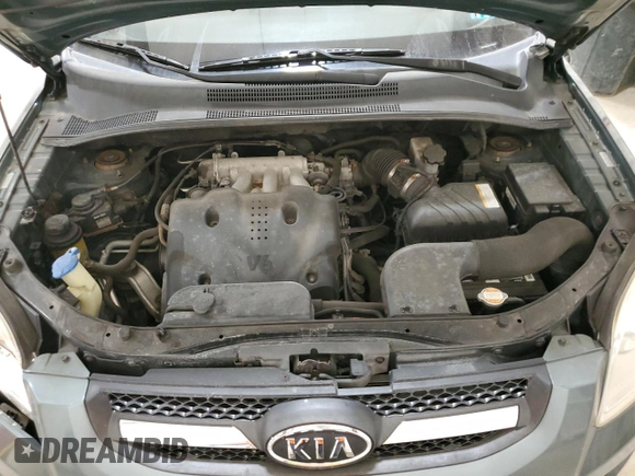 2009 Kia Sportage LX with VIN KNDJE723X97561560, listed as a Copart auction lot 49766995 with 130,623 mi miles and Salvage Title. Bid and sale history available at DreamBid. Image 12.