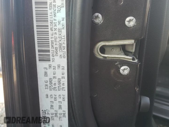2018 Ram 1500 Express z VIN 1C6RR6KT4JS141691, wystawiony jako Copart lot #44244695 z przebiegiem 62 980 mil mil oraz Szkoda całkowita • Salvage title. Historia ofert i sprzedaży dostępna na DreamBid. Obrazek 14.