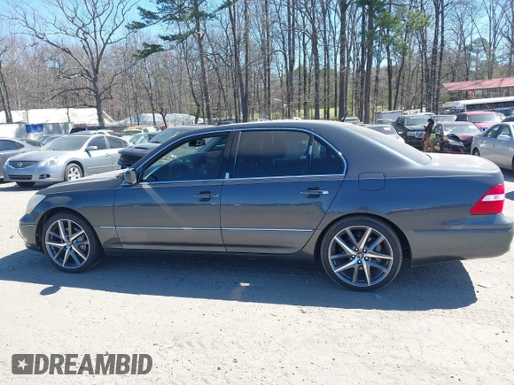 2005 Lexus LS 430 with VIN JTHBN36F455014614, listed as a IAAI auction lot 41825696 with Not Provided miles and . Bid and sale history available at DreamBid. Image 14.