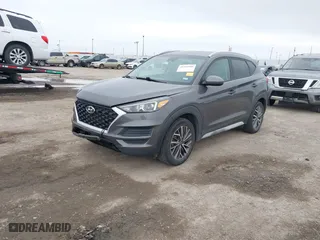 2020 Hyundai Tucson SEL with VIN KM8J3CAL2LU210310, listed as a IAAI auction lot 41593366 with 52,653 mi miles. Bid and sale history available at carsss.com. Image 2.