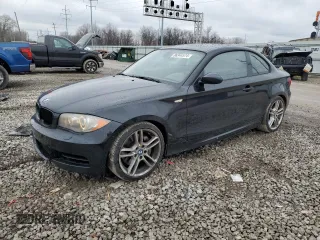 2009 BMW 1 Series 135i with VIN WBAUC73559VK80424, listed as a Copart auction lot 86344574 with 176,777 mi miles and Salvage Title. Bid and sale history available at carsss.com. Image 1.