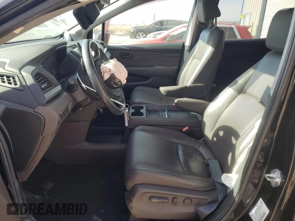 2019 Honda Odyssey EX-L with VIN 5FNRL6H75KB106578, listed as a Copart auction lot 86846304 with 38,769 mi miles and Salvage Title. Bid and sale history available at carsss.com. Image 7.