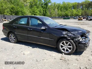 2007 Mercedes-Benz C 280 Luxury with VIN WDBRF92H97F921605, listed as a Copart auction lot 54670135 with 144,373 mi miles and Salvage title. Bid and sale history available at DreamBid. Image 4.