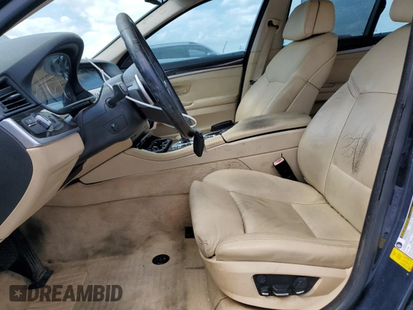 2011 BMW 5 Series 535i with VIN WBAFR7C51BC802751, listed as a Copart auction lot 53828355 with 125,624 mi miles and Clean Title. Bid and sale history available at carsss.com. Image 7.