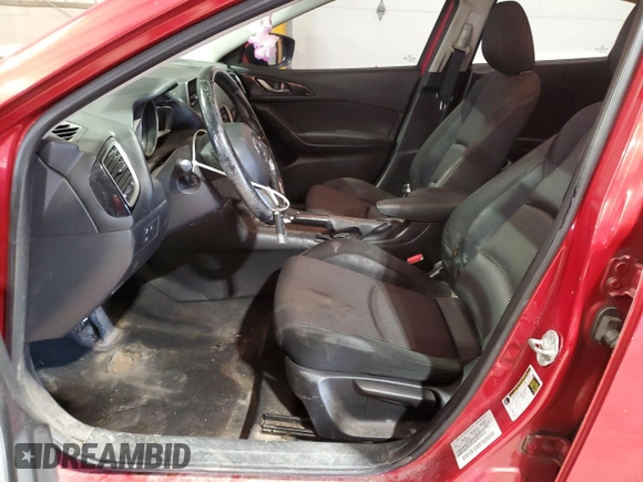 2014 Mazda 3 i Touring with VIN JM1BM1V78E1212297, listed as a Copart auction lot 52563265 with 178,192 mi miles and Salvage Title. Bid and sale history available at DreamBid. Image 7.