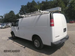 2019 Chevrolet Express Cargo with VIN 1GCWGAFPXK1240332, listed as a IAAI auction lot 42846352 with 99,506 mi miles and . Bid and sale history available at DreamBid. Image 3.