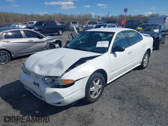 2004 Oldsmobile Alero GL1 with VIN 1G3NL52E54C130699, listed as a IAAI auction lot 41989433 with 250,670 mi miles and . Bid and sale history available at DreamBid. Image 17.