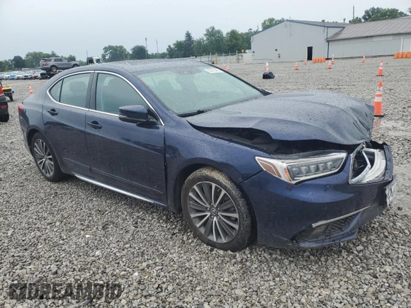2018 Acura TLX Advance with VIN 19UUB3F79JA006426, listed as a Copart auction lot 63210485 with 64,145 mi miles and Salvage title. Bid and sale history available at DreamBid. Image 4.