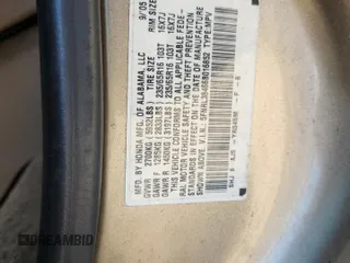 2006 Honda Odyssey EX с VIN 5FNRL38466B016852, выставлен на аукционе Copart как лот 66762975 с пробегом 263 992 миль миль и Чистый • Clean title. История ставок и продаж доступна на DreamBid. Изображение 13.
