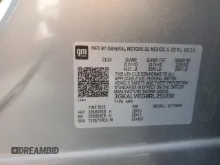 2024 GMC Terrain SLT with VIN 3GKALVEG8RL251030, listed as a Copart auction lot 60461465 with 30,877 mi miles and Clean title. Bid and sale history available at DreamBid. Image 13.