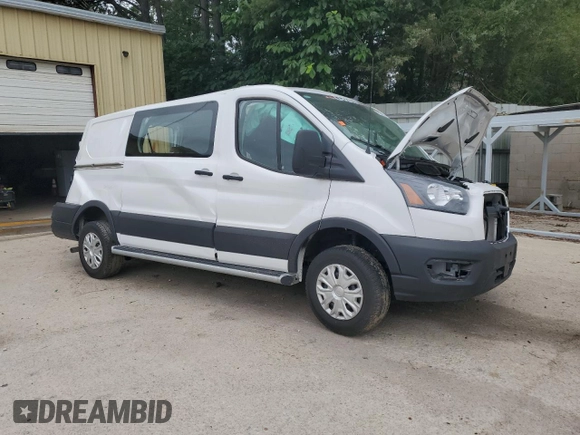 2024 Ford Transit Cargo с VIN 1FTBR1Y89RKA87462, выставлен на аукционе Copart как лот 59623925 с пробегом 9 382 миль миль и Списание • Salvage title. История ставок и продаж доступна на DreamBid. Изображение 4.