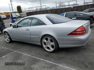 2000 Mercedes-Benz CL 500/600 with VIN WDBPJ75J2YA006814, listed as a Copart auction lot 50959365 with 99,612 mi miles and Salvage Title. Bid and sale history available at DreamBid. Image 2.