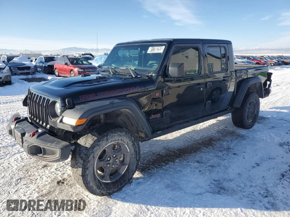 2021 Jeep Gladiator Rubicon с VIN 1C6JJTBG8ML582485, выставлен на аукционе Copart как лот 41758255 с пробегом 48 143 миль миль и Чистый • Clean title. История ставок и продаж доступна на DreamBid. Изображение 1.