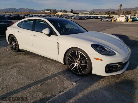 2023 Porsche Panamera with VIN WP0AJ2A72PL103454, listed as a Copart auction lot 81560454 with 0 mi miles and Salvage Title. Bid and sale history available at carsss.com. Image 4.