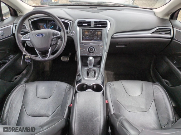 2015 Ford Fusion Titanium Hybrid with VIN 3FA6P0RU3FR247426, listed as a Copart auction lot 51473485 with 108,692 mi miles and Salvage Title. Bid and sale history available at carsss.com. Image 8.