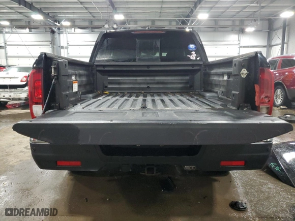 2020 Honda Ridgeline RTL-E with VIN 5FPYK3F79LB011191, listed as a Copart auction lot 44537785 with 108,505 mi miles and Salvage Title. Bid and sale history available at carsss.com. Image 6.