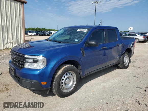 2023 Ford Maverick XL with VIN 3FTTW8F92PRA39540, listed as a Copart auction lot 56031725 with 20,767 mi miles and Salvage title. Bid and sale history available at DreamBid. Image 1.